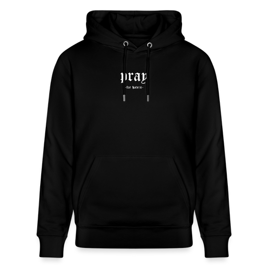 pray for haters hoodie - black