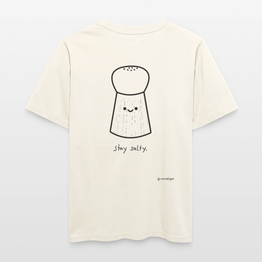 'stay salty.' - natural white