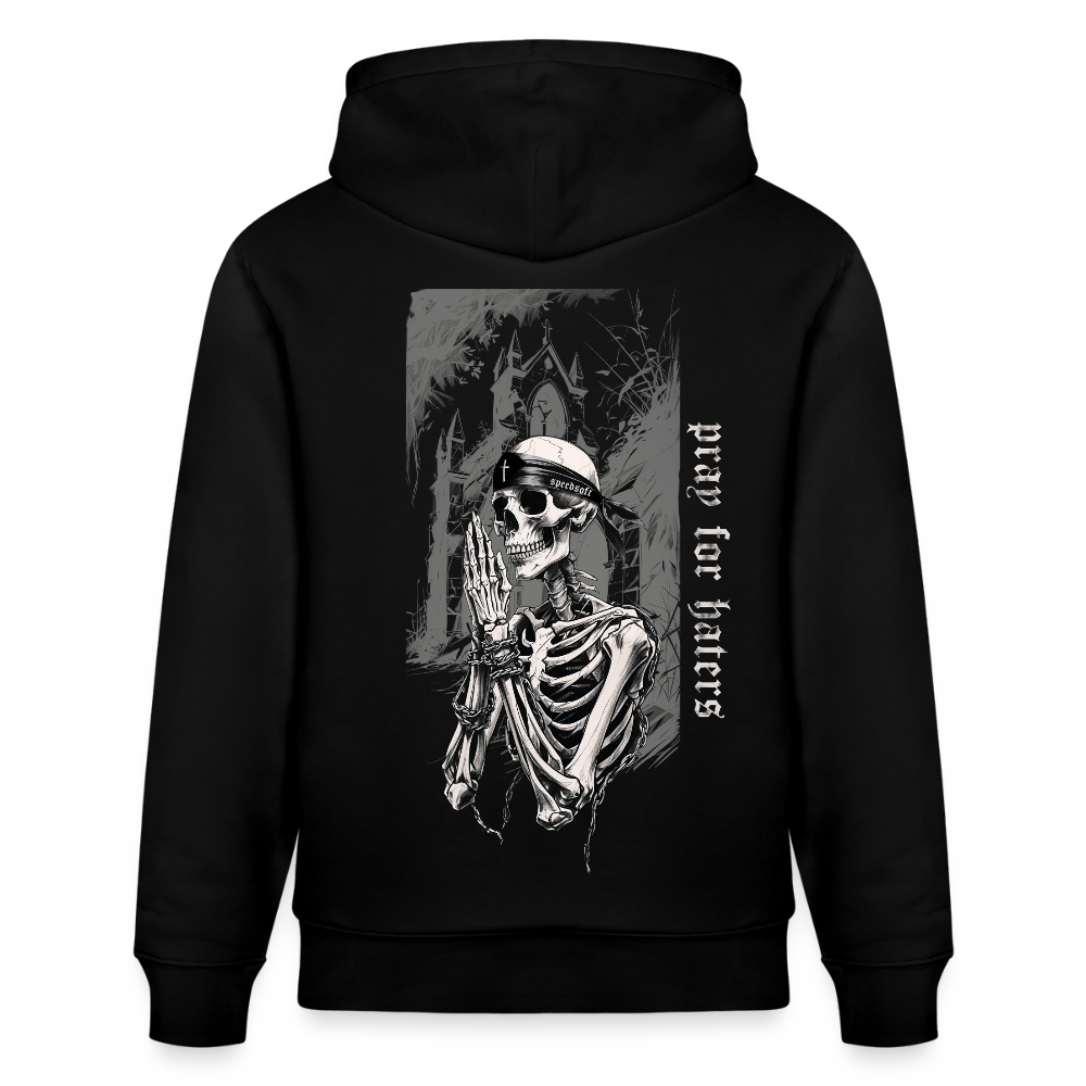 pray for haters hoodie - black