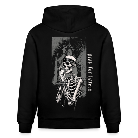pray for haters hoodie - black