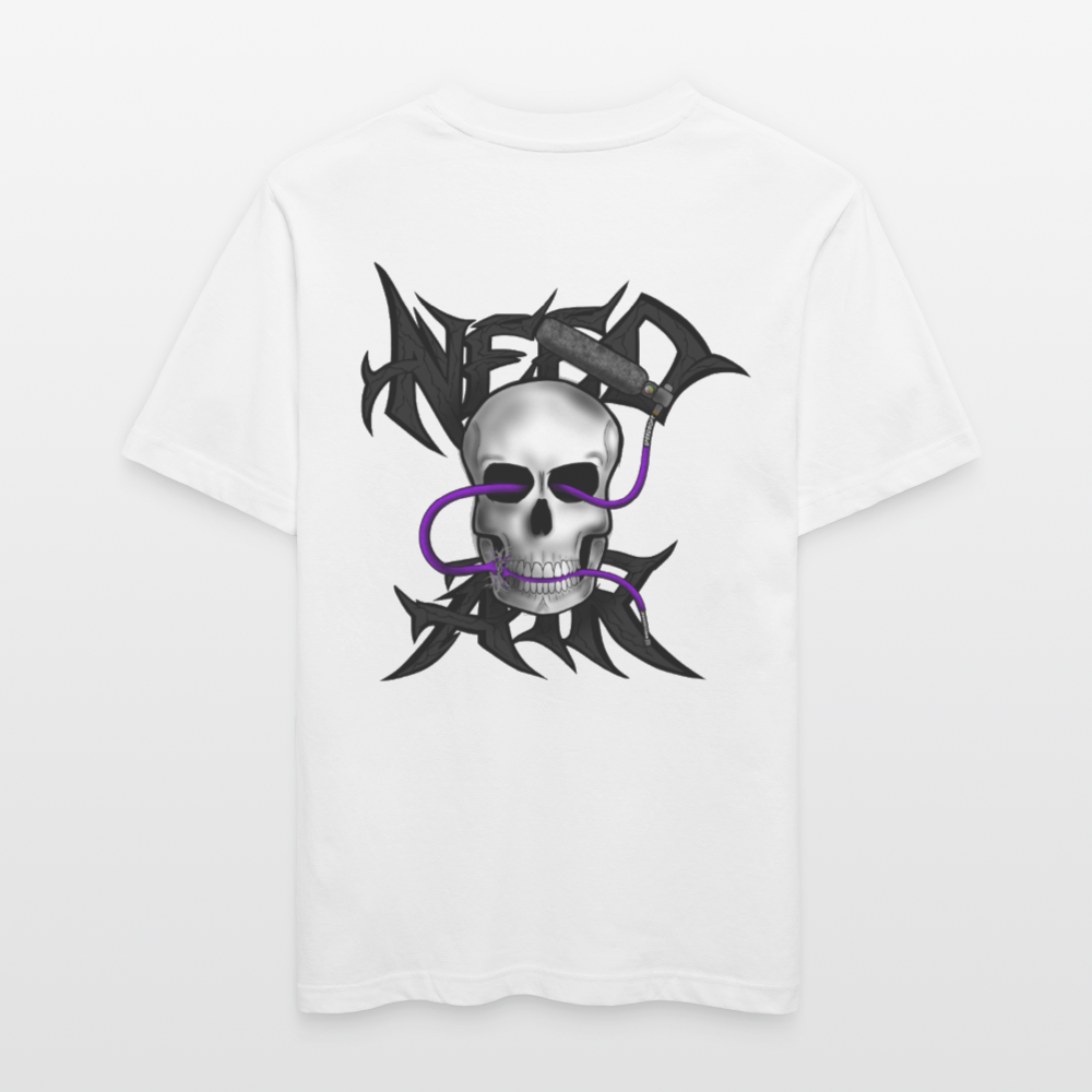 'NEED AIR SKULL' - white Speedsoft T-Shirt veroxdesignz